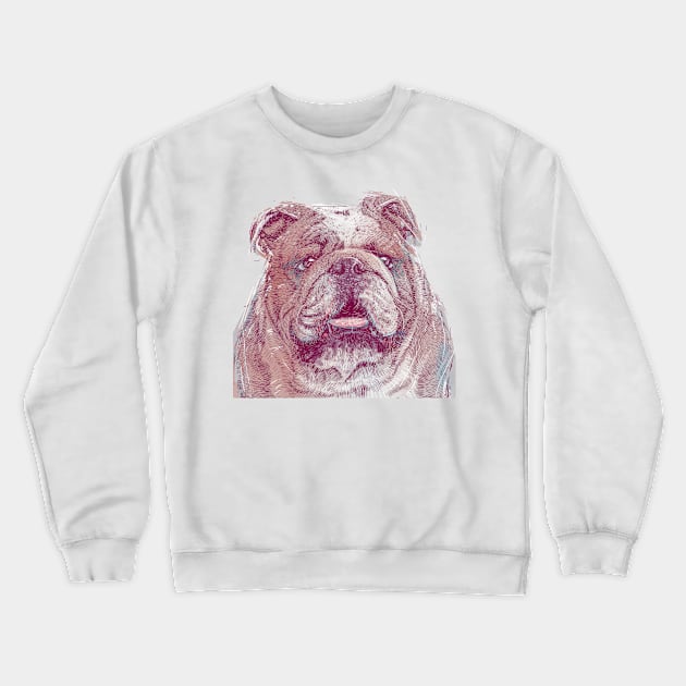 Bulldog Crewneck Sweatshirt by AhmadMujib